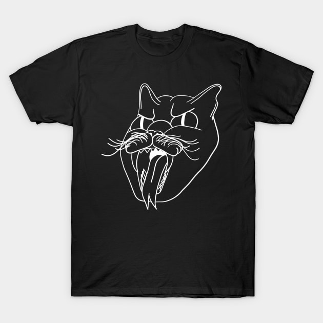 Mad Cat T-Shirt by Larys Syral